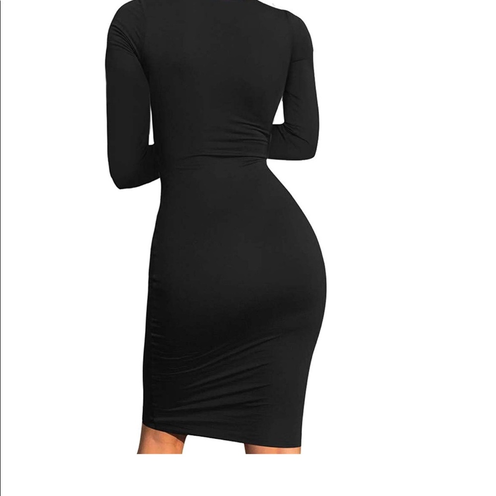 Black BodyCon Dress - Picture 2 of 5